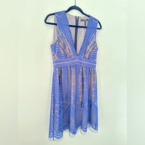 BCBG Blue Lace Dress size 6